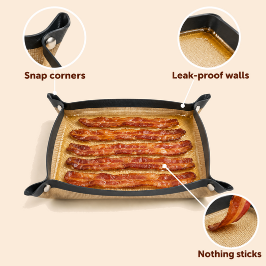 Silicone Baking Mat That Snaps Into a Tray